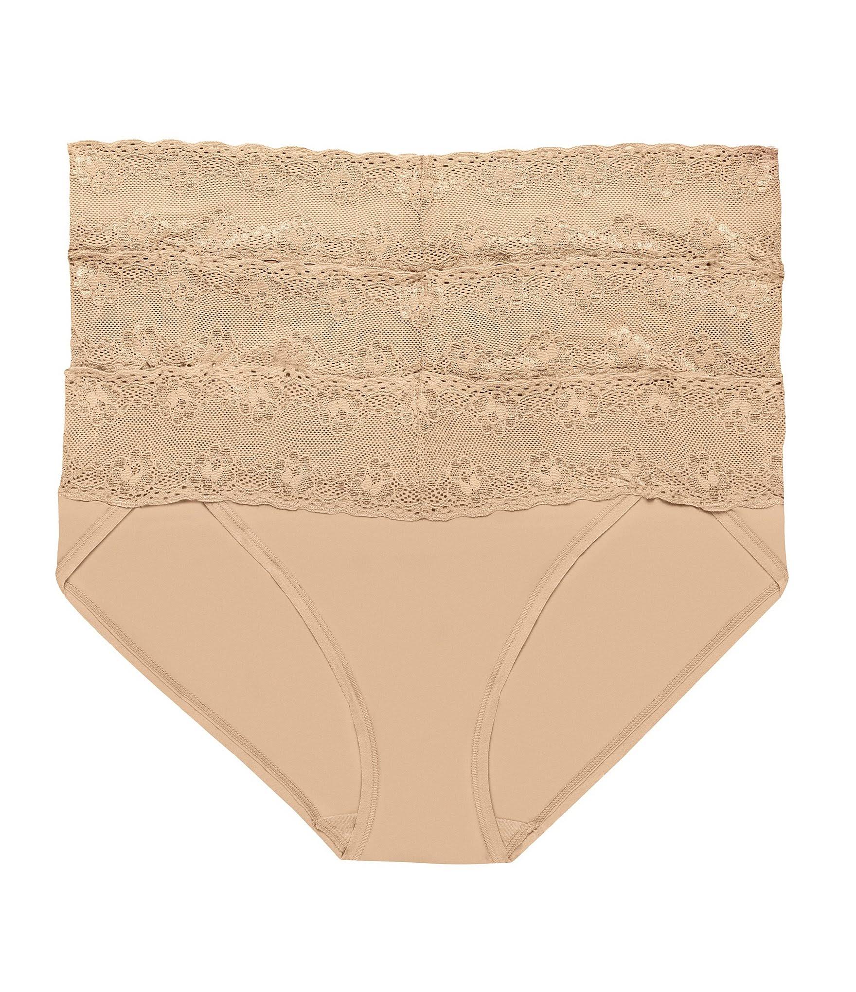 3 Pack V-kini Panty, Cameo Rose/Black/Cafe W8825