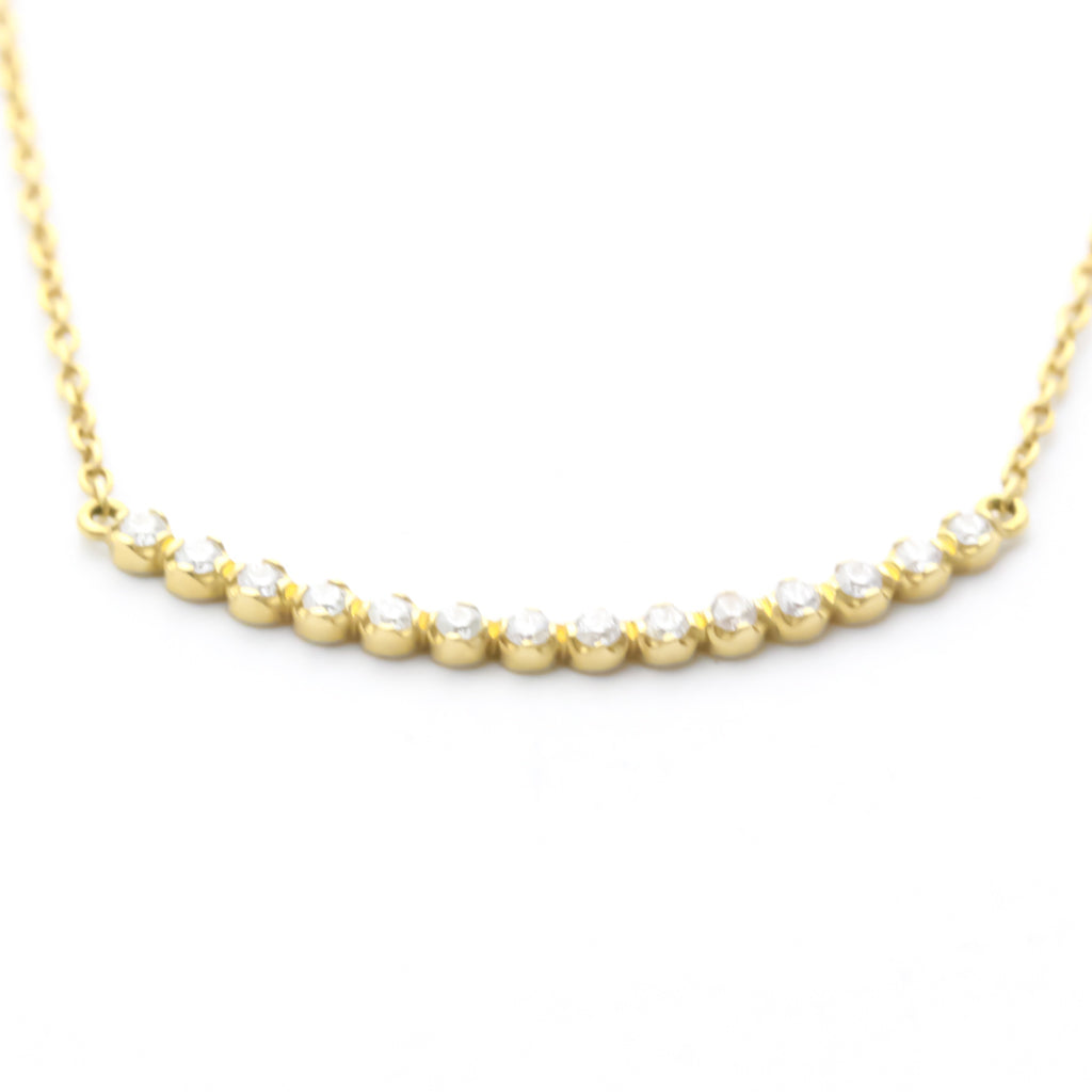 Yellow Gold Diamond Pendant Necklace T488451