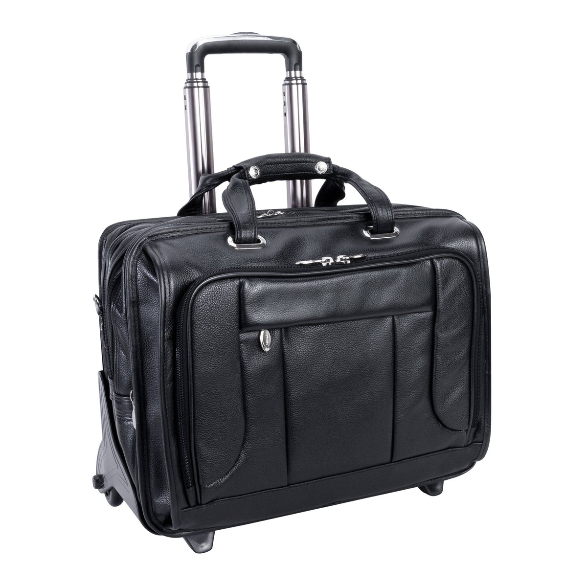 Black Wheeled Laptop Case Q2536