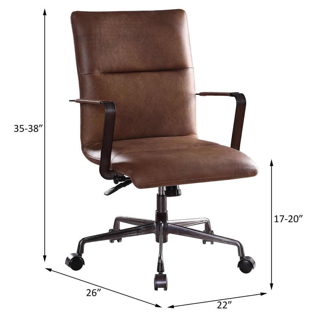 Vintage Chocolate Executive Office Chair with Lift S61331