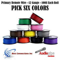12 GA 100 ft Primary Wire Cable (6 Rolls) Z318