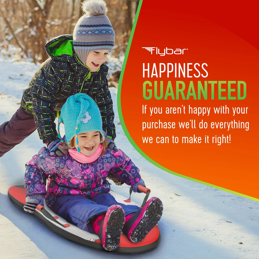 36' Rocket Foam Toboggan Snow Sled for Kids X98404