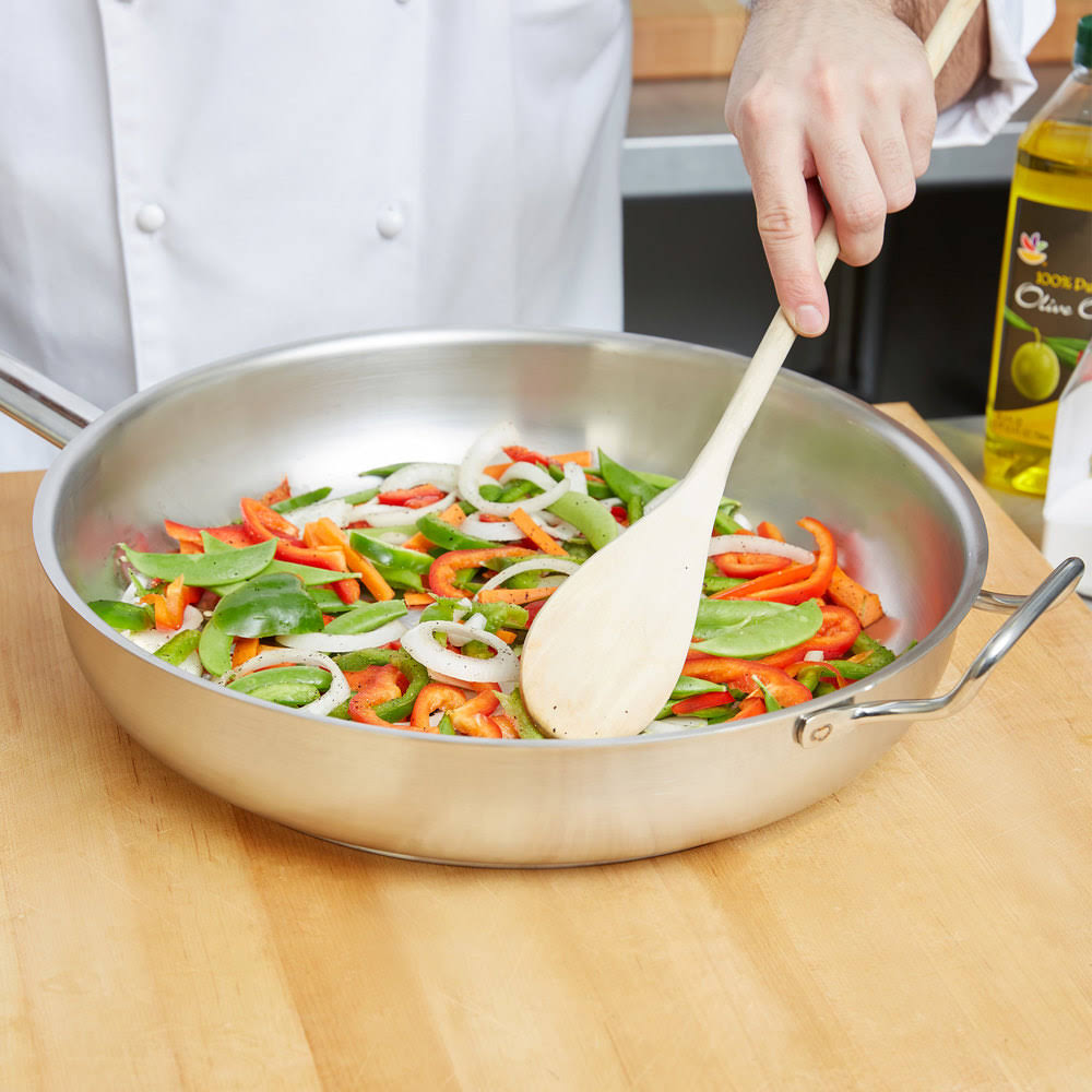 14 in Stainless Steel Fry Pan X2037