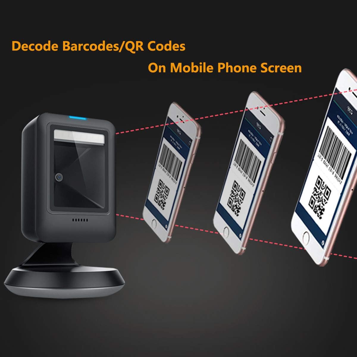 2D Barcode Scanner, USB, Pack of 2 S894