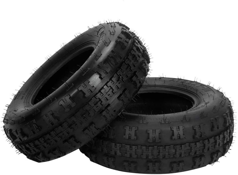 2Pcs ATV UTV Tires Tubeless 22x7-10 4Ply Front U283424