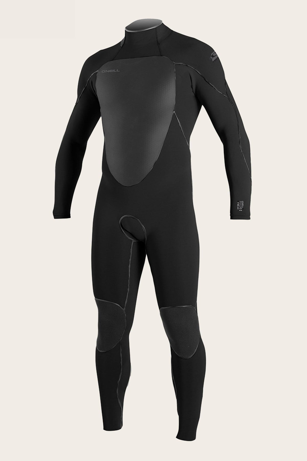 Black 4/3 Back Zip Wetsuit R555