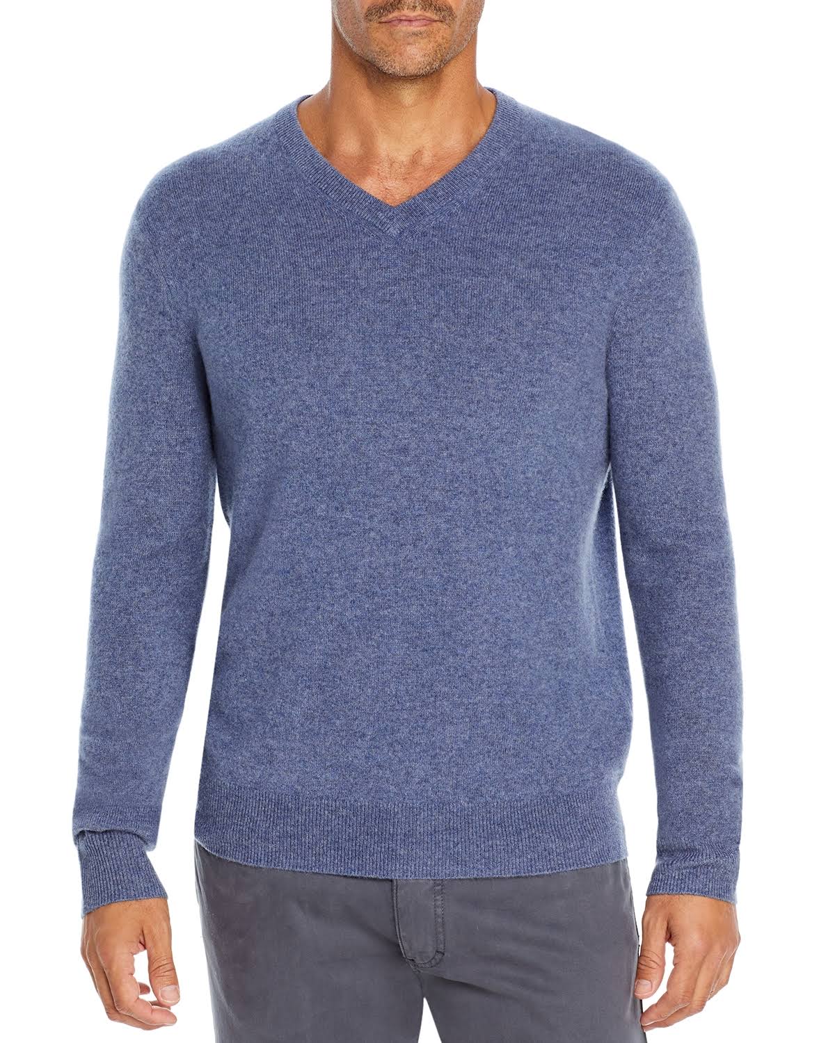 Ivory Cashmere V-Neck Sweater W277420
