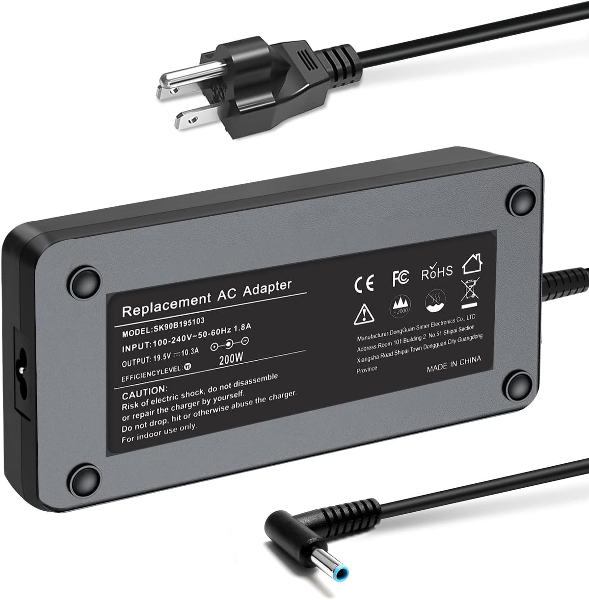 200W AC Adapter Power Charger Pack of 2 N33569
