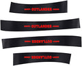 Carbon Fibre Leather Car Door Sill Threshold Stickers D849590