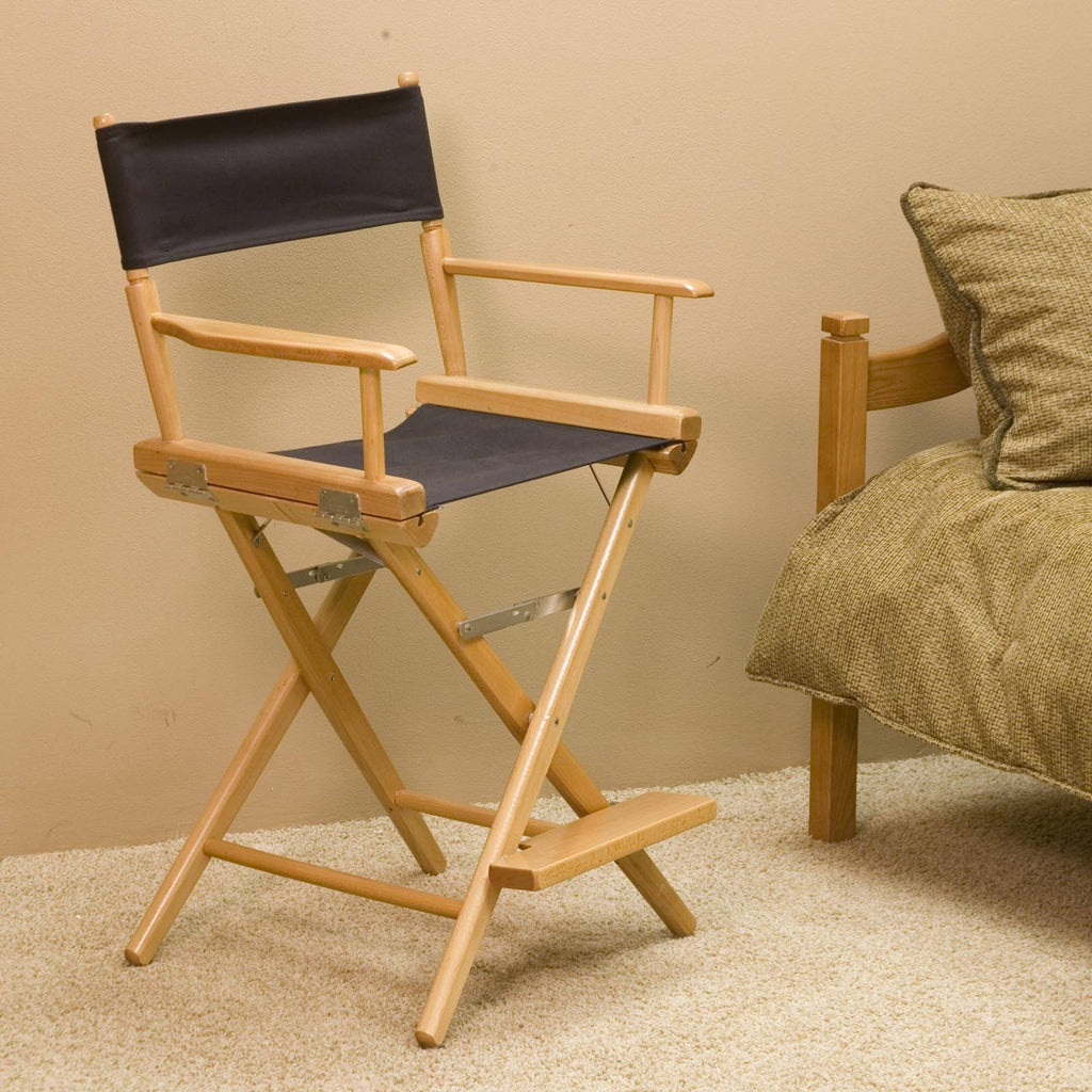 Walnut Balcony Height Director Chair L836