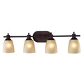Oil Rubbed Bronze 4 Light Bath Bar Z751875