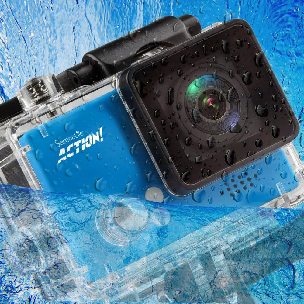 4K Ultra HD Wi-Fi Action Camera (Blue) O24085