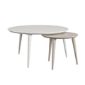 Nesting Tables - White/Taupe F76259