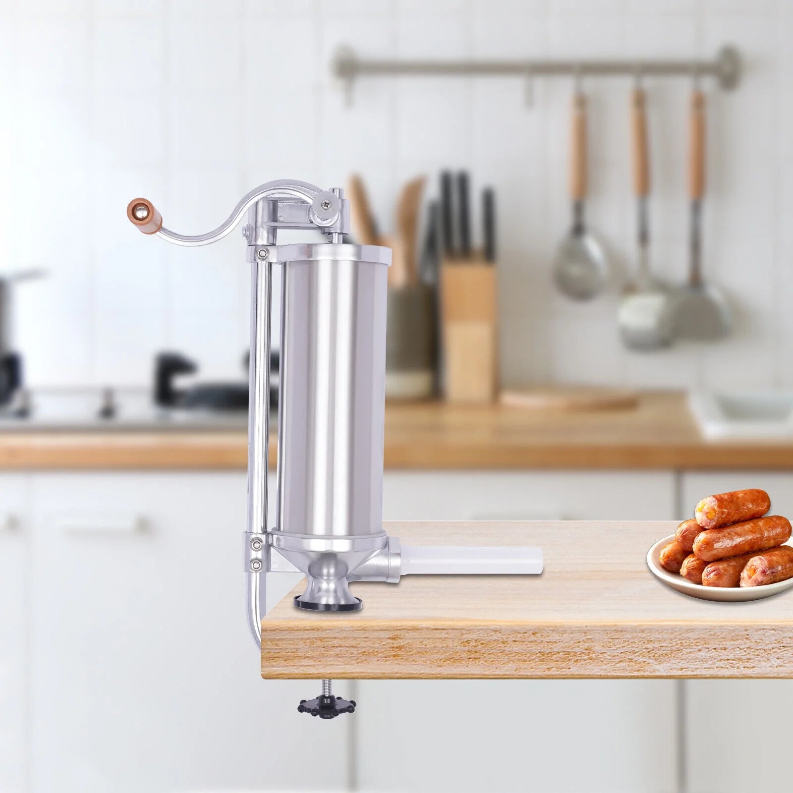 2.5L Stainless Steel Manual Sausage Stuffer F2674