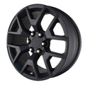 22x22 Matte Black Wheel T7998