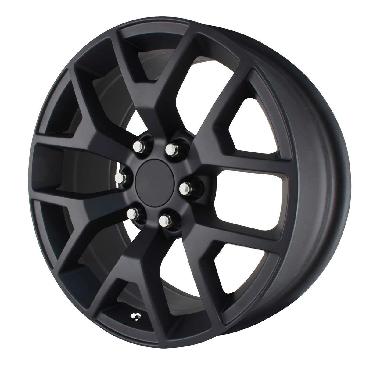 22x22 Matte Black Wheel T7998