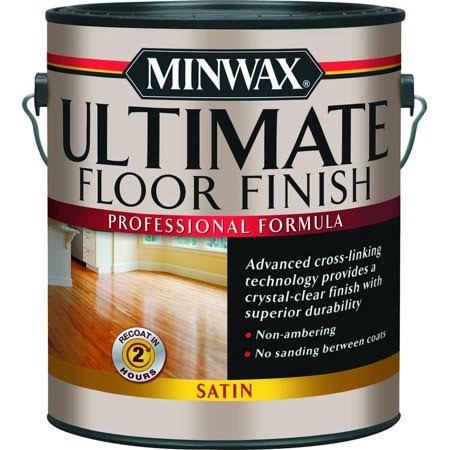 Crystal Clear Satin Water Based Floor Finish Gallon (Case of 2) I6000