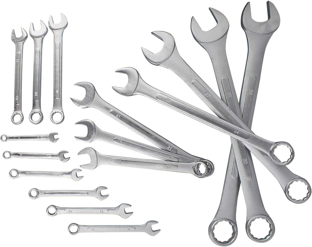 16pc Metric Combination Wrench Set 6mm-32mm Q99982