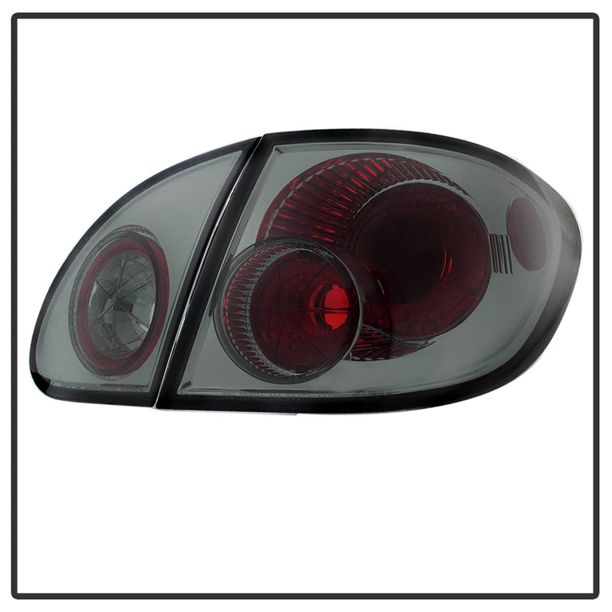 Smoke Euro Style Tail Lights for Toyota Corolla 03-08 H529
