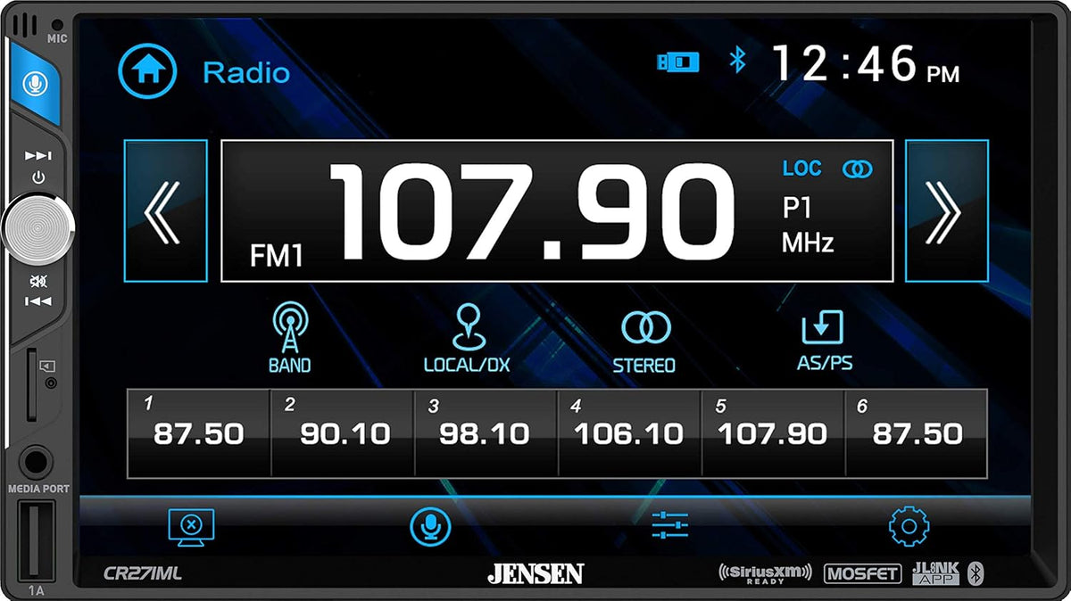 7 inch LED Touch Screen Double Din Car Stereo A45061