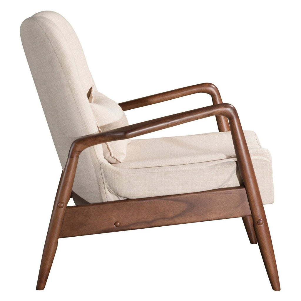 Black Lounge Chair and Ottoman B5051