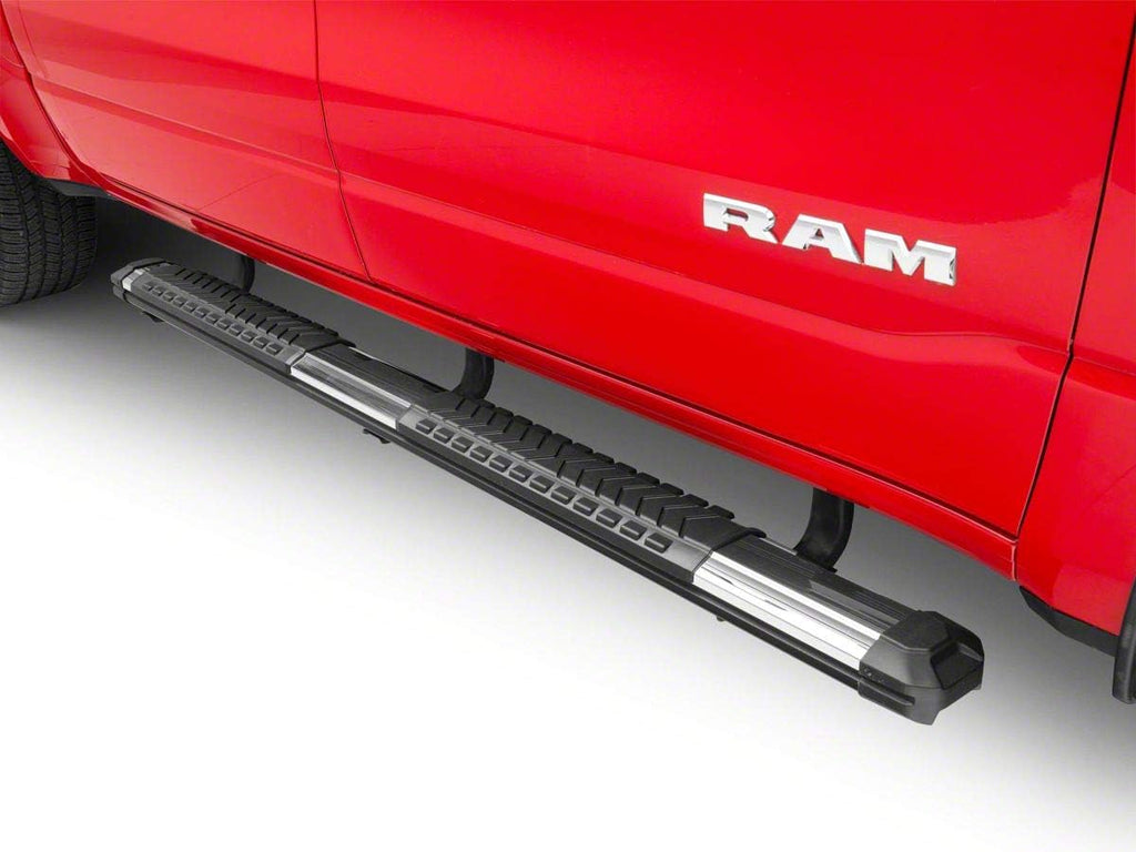 5-Inch Aluminum Side Step Bars with Stainless Cover Plates X502888