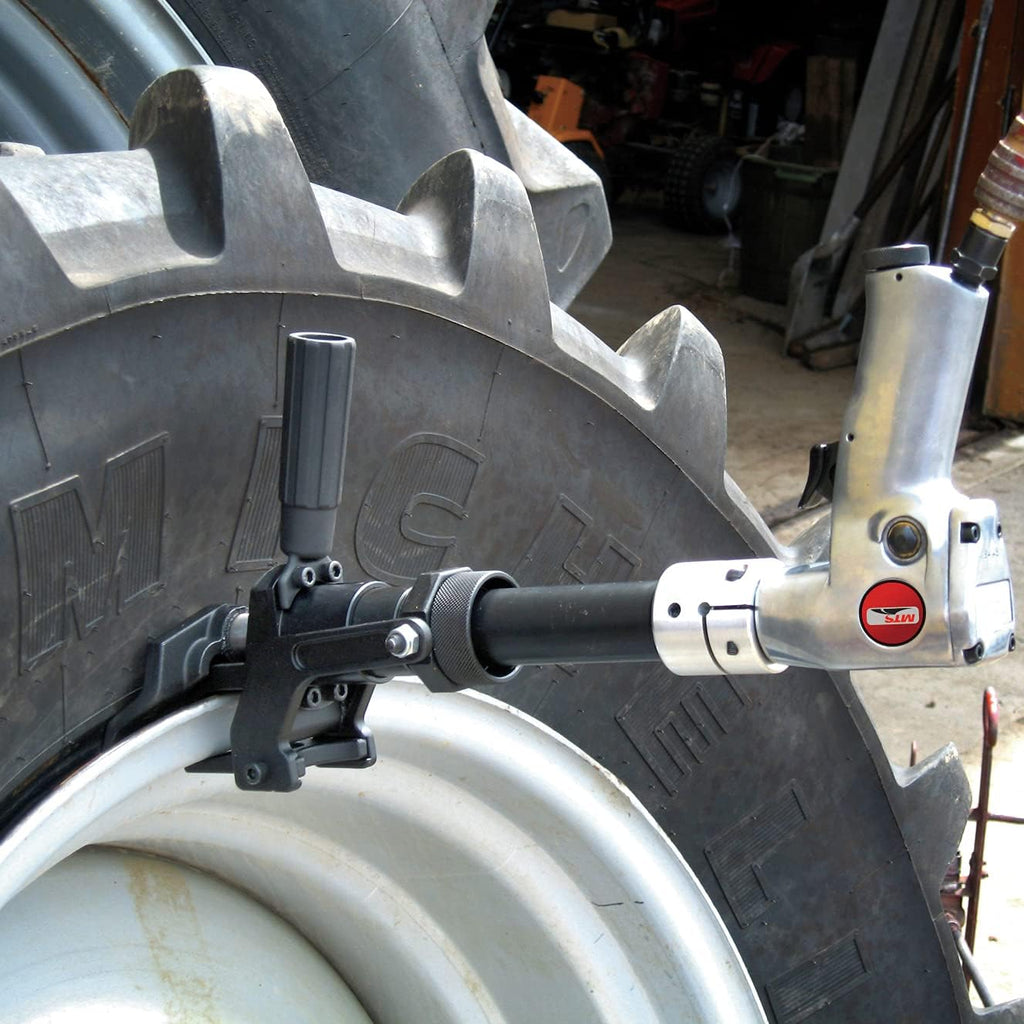 Pneumatic Air Powered Bead Breaker with 2-11/16-Inch Jaw Opening, Handle Exhaust, Includes Storage/Carry Case V988