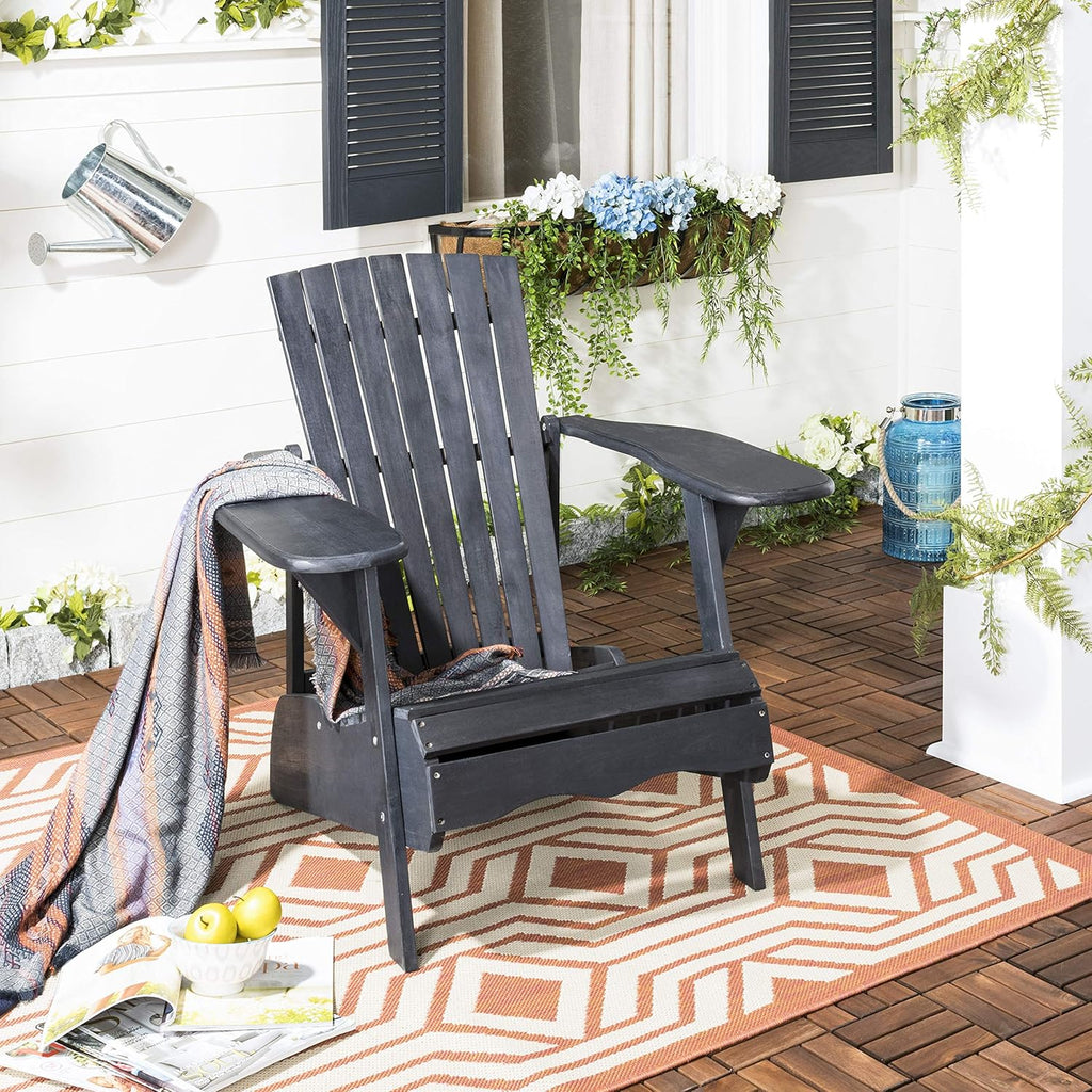 White Acacia Wood Adirondack Chair D3757