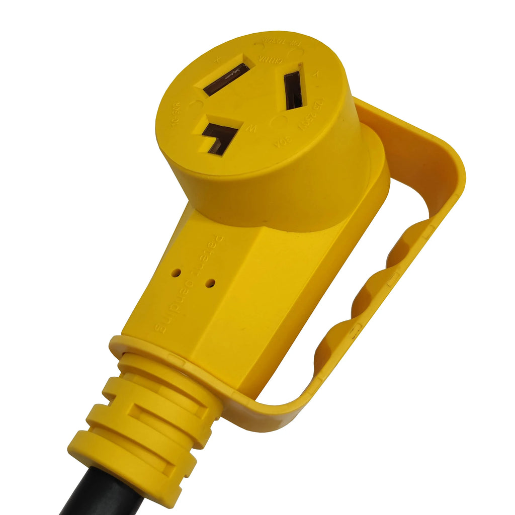 EV Extension Cord, Dryer 3-Prong NEMA 10-30 Extension Cord, 30A, 125V/250V, 7500W (15FT) G24035