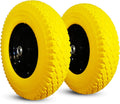 Flat-Free Wheelbarrow Cart Wheels with Ball Bearing G7741