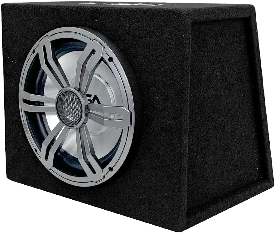 10 Inch 500 Watt Car Audio Subwoofer Enclosure with RGB Illumination K962843