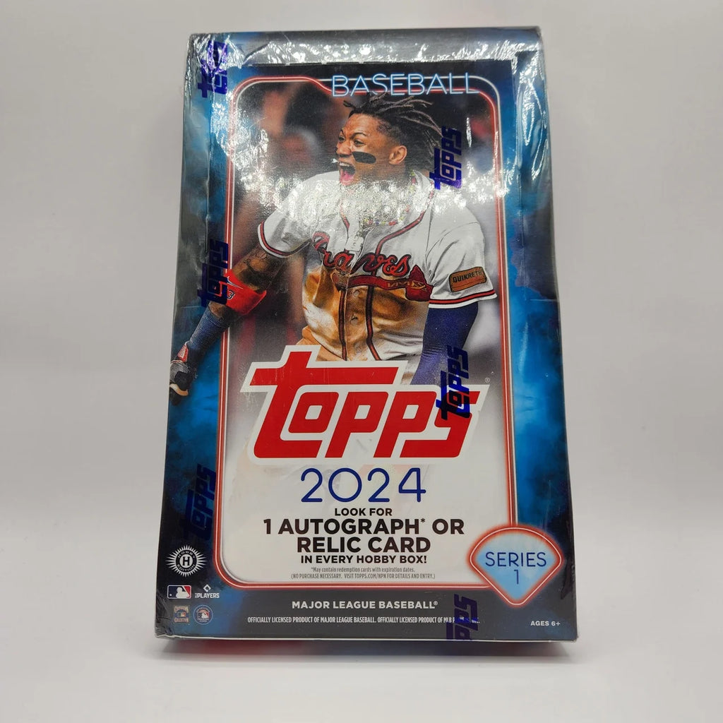 2024 Series 1 Baseball Trading Card HOBBY Box (20 Packs, 1 Autograph & 1 Relic Card) H903
