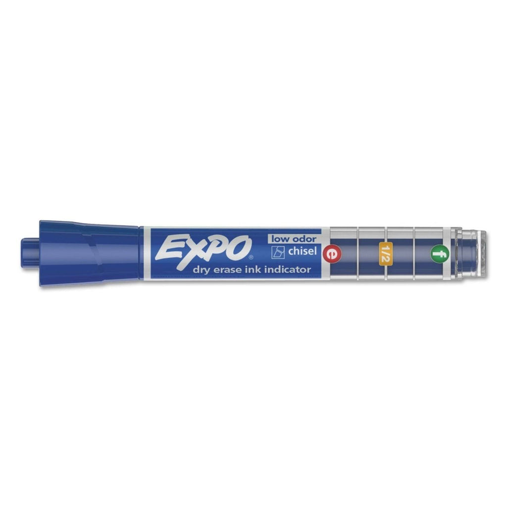Blue Dry Erase Marker, Chisel Tip, Dozen X742321