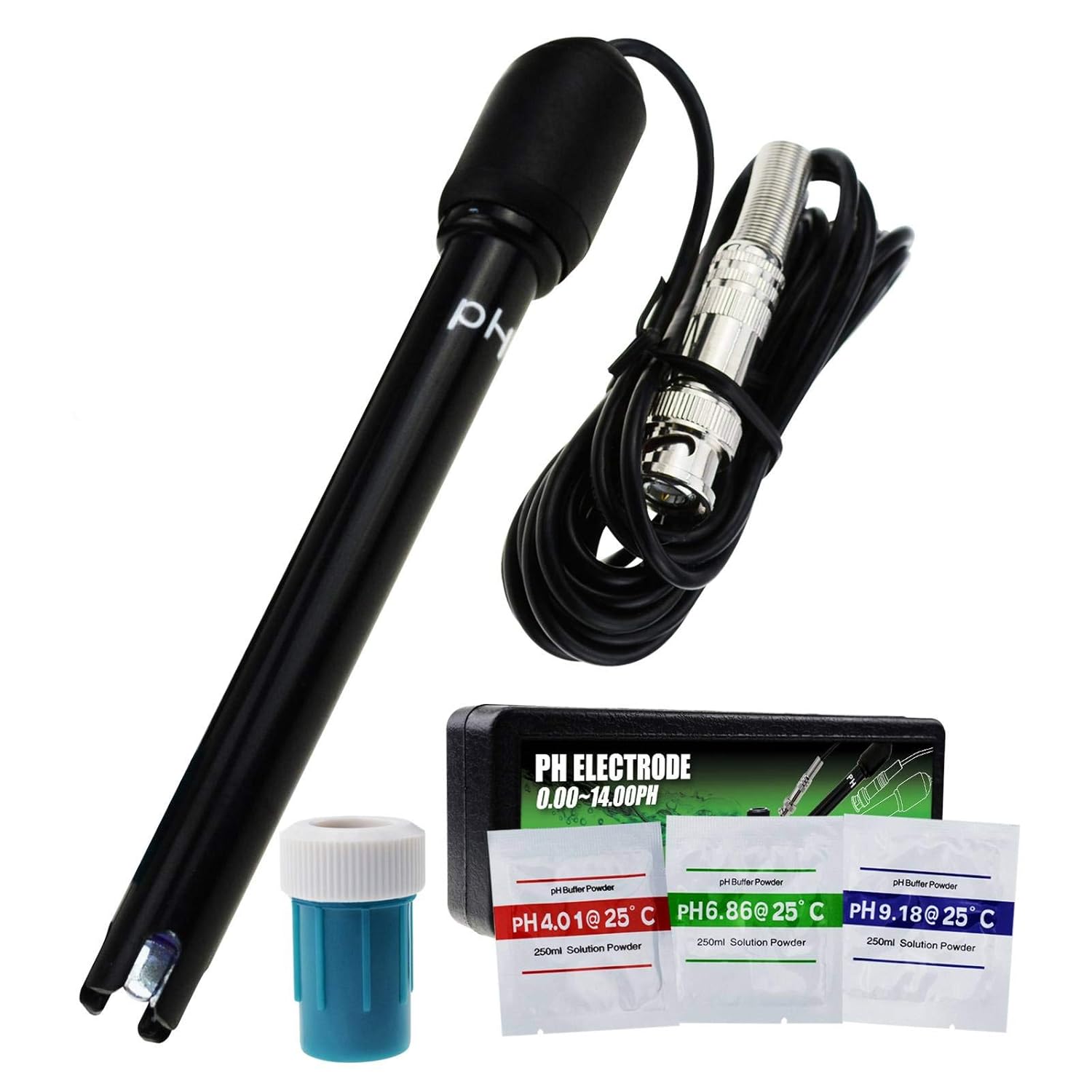 pH Electrode Probe with BNC Connector, 300cm Cable U368