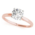 14K Diamond Cathedral Solitaire Engagement Ring J682817