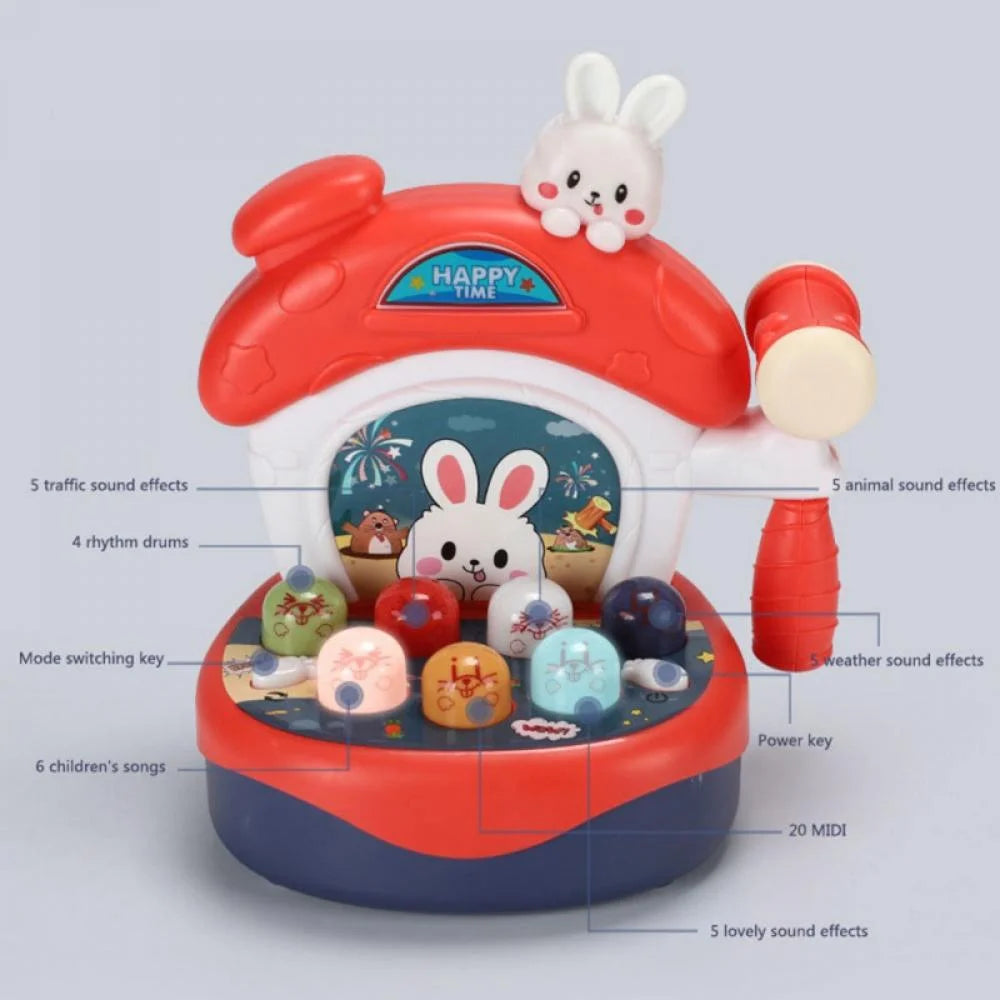 Mini Electronic Arcade Game Toy with Hammers H25924