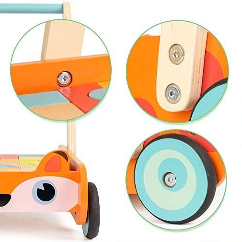 35 Pcs Wooden Baby Learning Walker Push Toy C73989