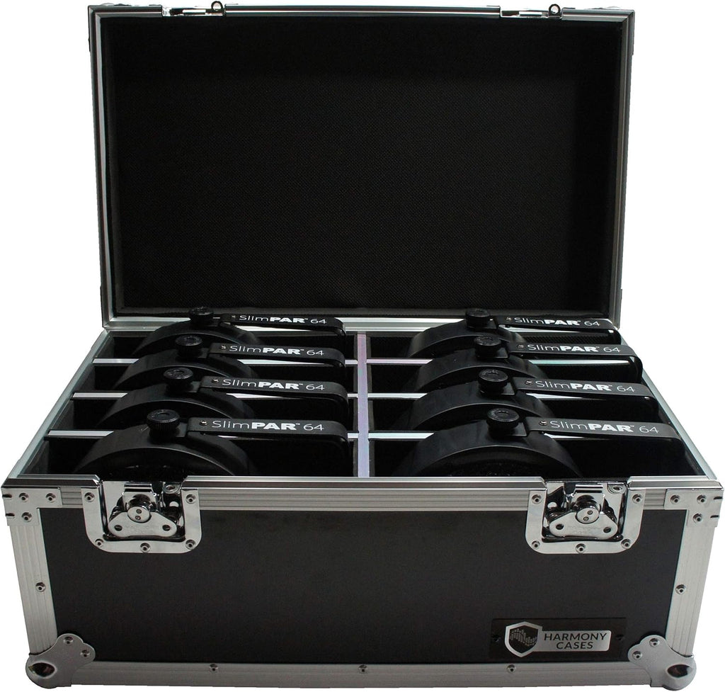 8 Space Slimpar Can Light Flight Case S62579