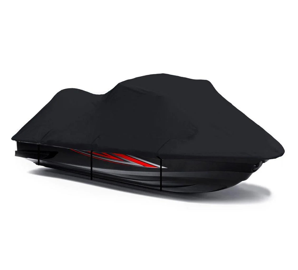 Black Jet Ski PWC Watercraft Cover 2 Seater 118" T1511