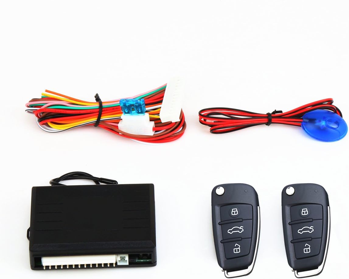 Car Alarm System Remote Central Kit Door Lock Keyless Entry System R28155