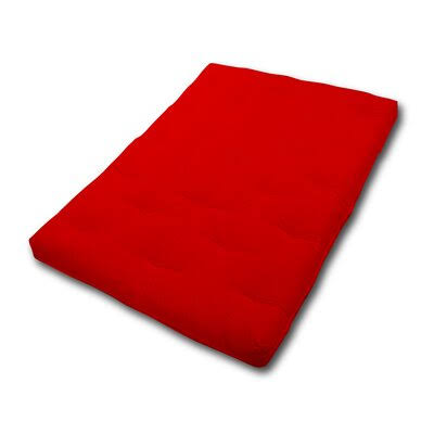 Red Full 6 Inch Futon Mattress T9694