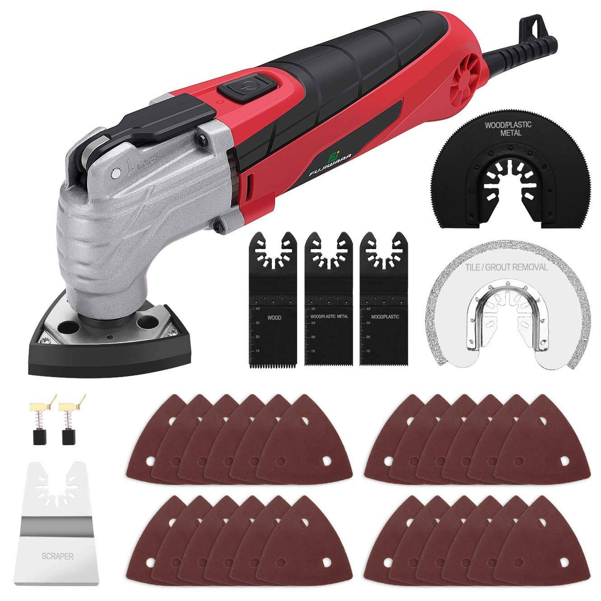 Oscillating Multi-Tool Kit, 2.5amp 6 Variable Speed G1925