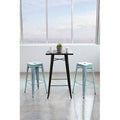 Antique Sky Blue Bar Stool C212566