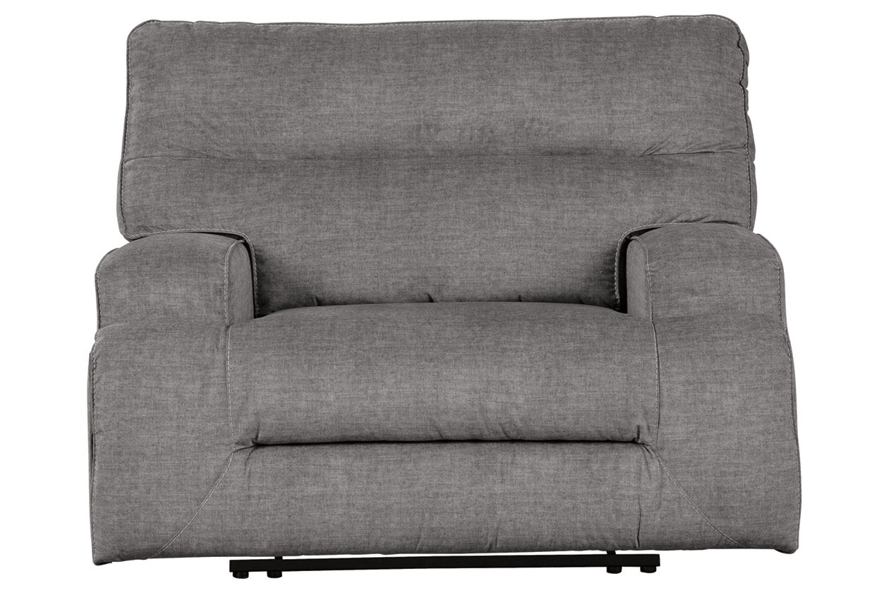Charcoal Wide Seat Recliner J1179
