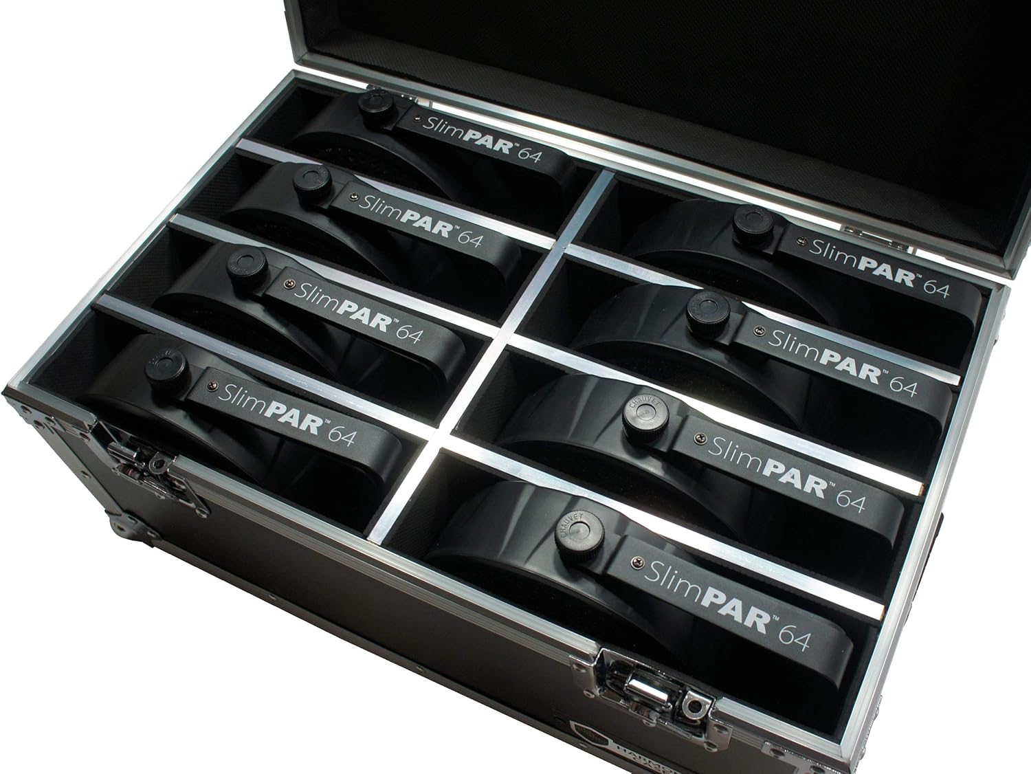 8 Space Slimpar Can Light Flight Case S62579