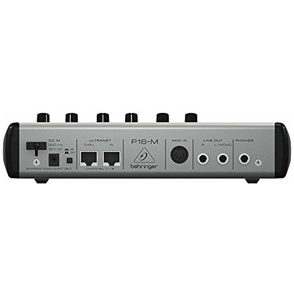 16-Channel Personal Digital Mixer with Closed-Back Headphones O457877