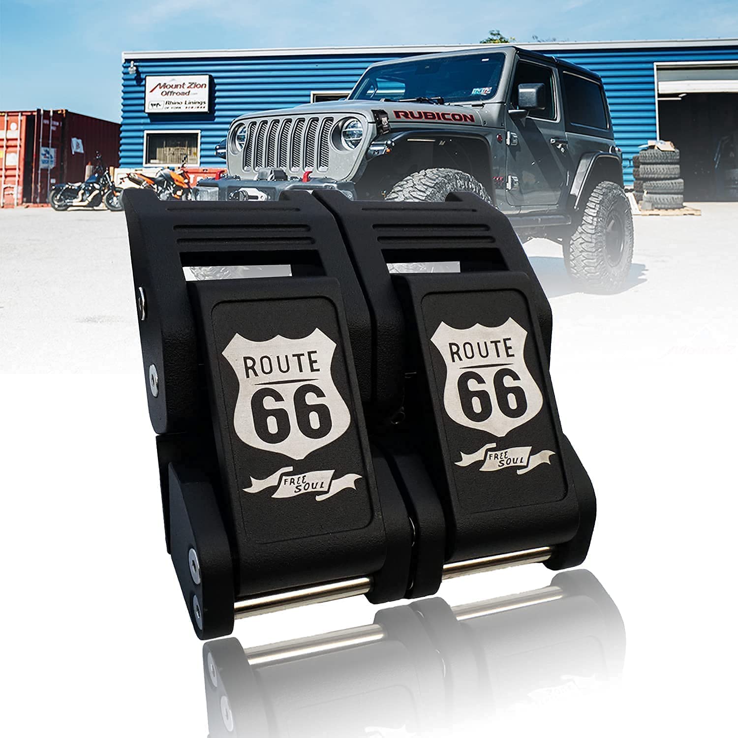 2pcs Anti-Theft Hood Lock Latches for Jeep Wrangler JL Gladiator JT R3962