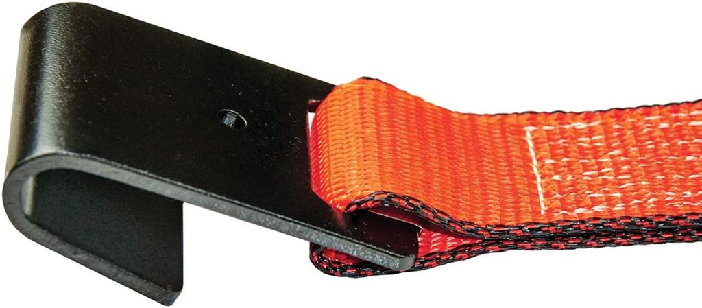 2 Inch x 27 Foot Winch Strap with Flat Hook, 4 Pack E404493