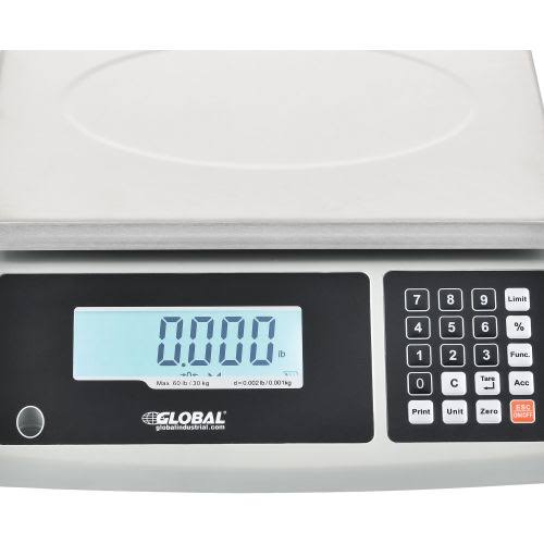 Electronic Counting Scale, 60 lb. Capacity x .002 lb Readability N573431