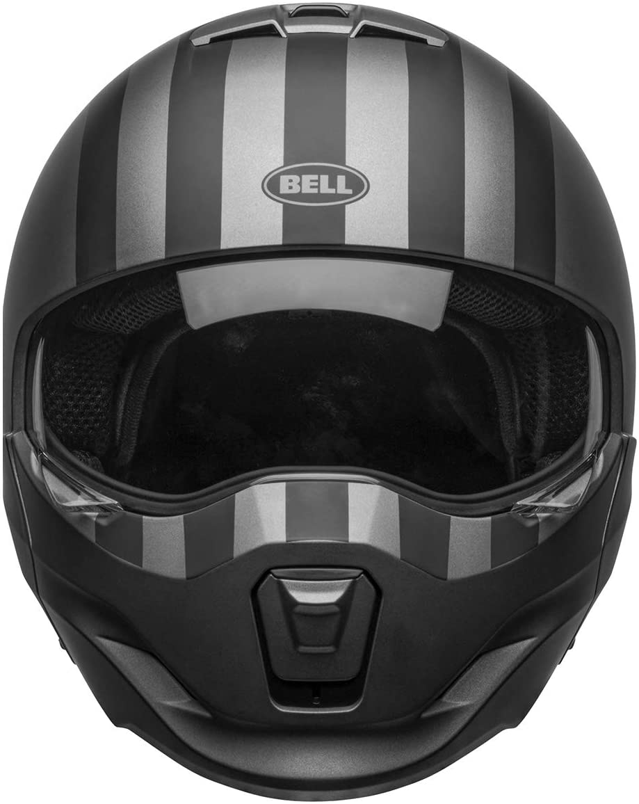 2 in 1 Motorcycle Helmet Matte Black with Gray XX-Large J76934